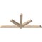 Ekena Millwork Kennewick Smooth Timber Gable Bracket, Douglas Fir, 72"W x 30"H x 3 1/2"D x 3 1/2"F, 10/12 Pitch GBW072X30X0404KEN00SDF - alternate 2